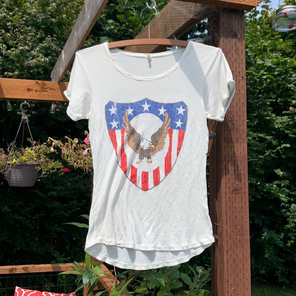 Spell & the Gypsy Captain America Tee Shirt XS